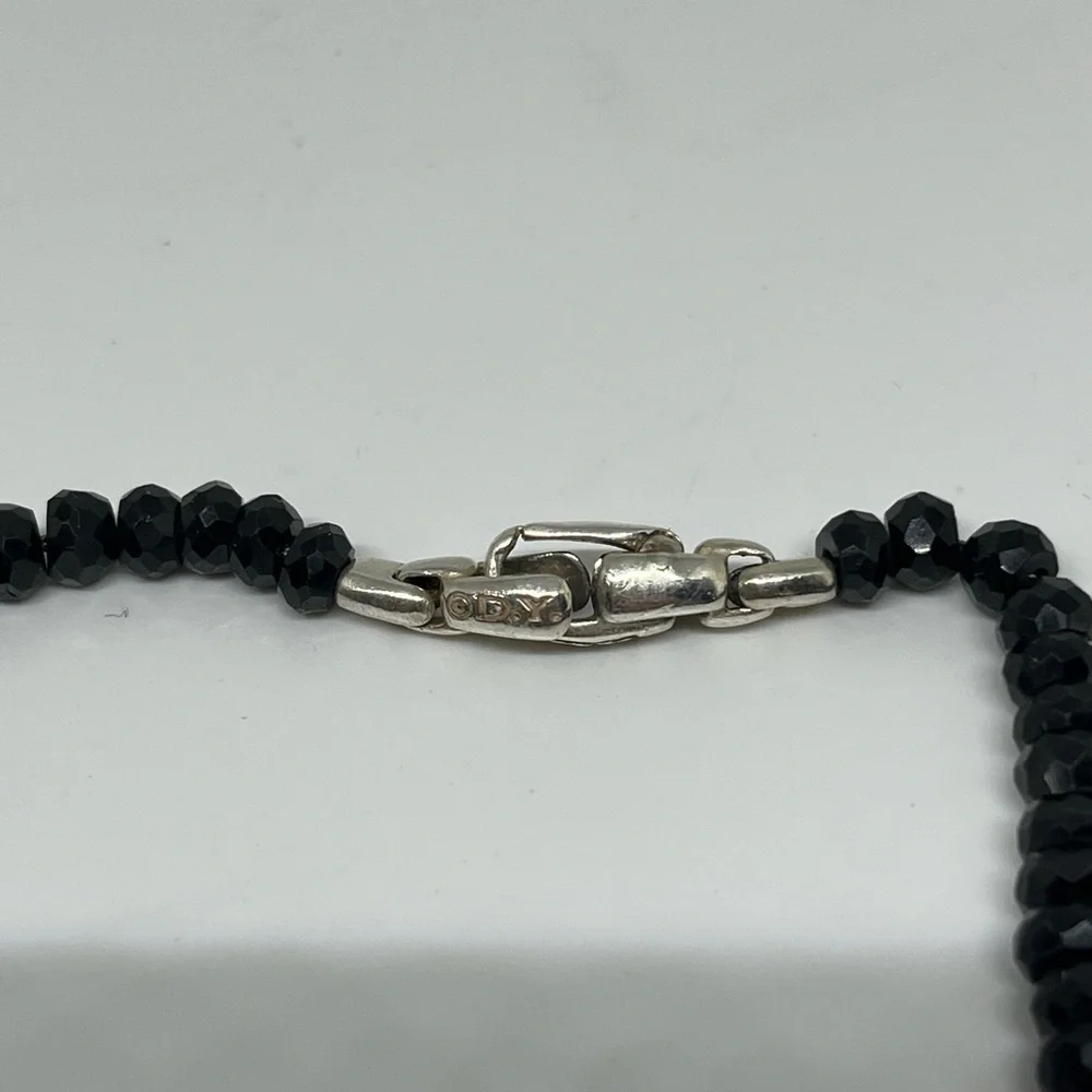 David Yurman Black fluorescent Beaded Bracelet